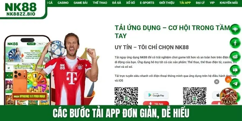 Các bước tải app đơn giản, dễ hiểu